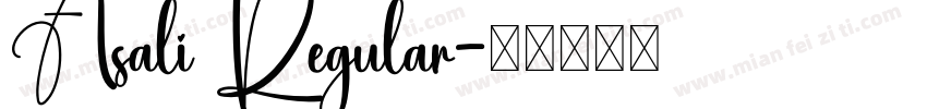Asali Regular字体转换